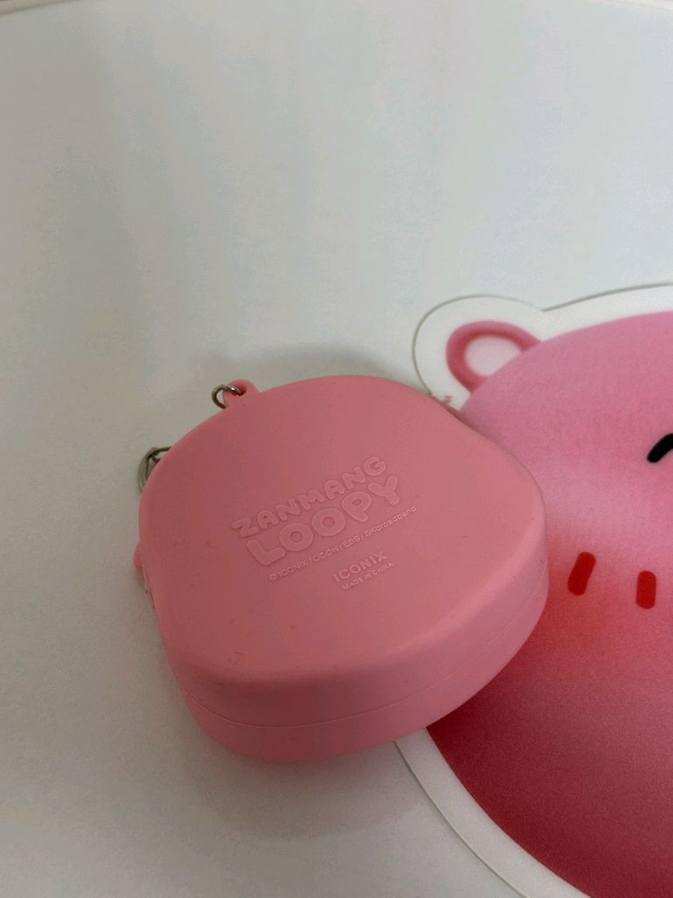 잔망루피 실리콘 동전지갑 파우치 키링, 잔망루피 로이체 마우스패드--2