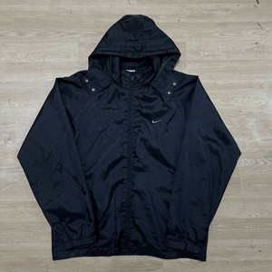 나이키 스우시 후드 바람막이 자켓 [블랙] M/95
