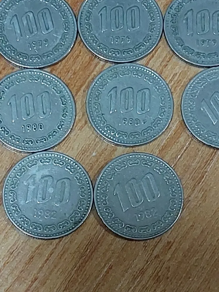 1970년대 100원동전 이미지