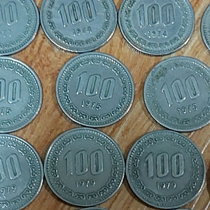 1970년대 100원동전 이미지