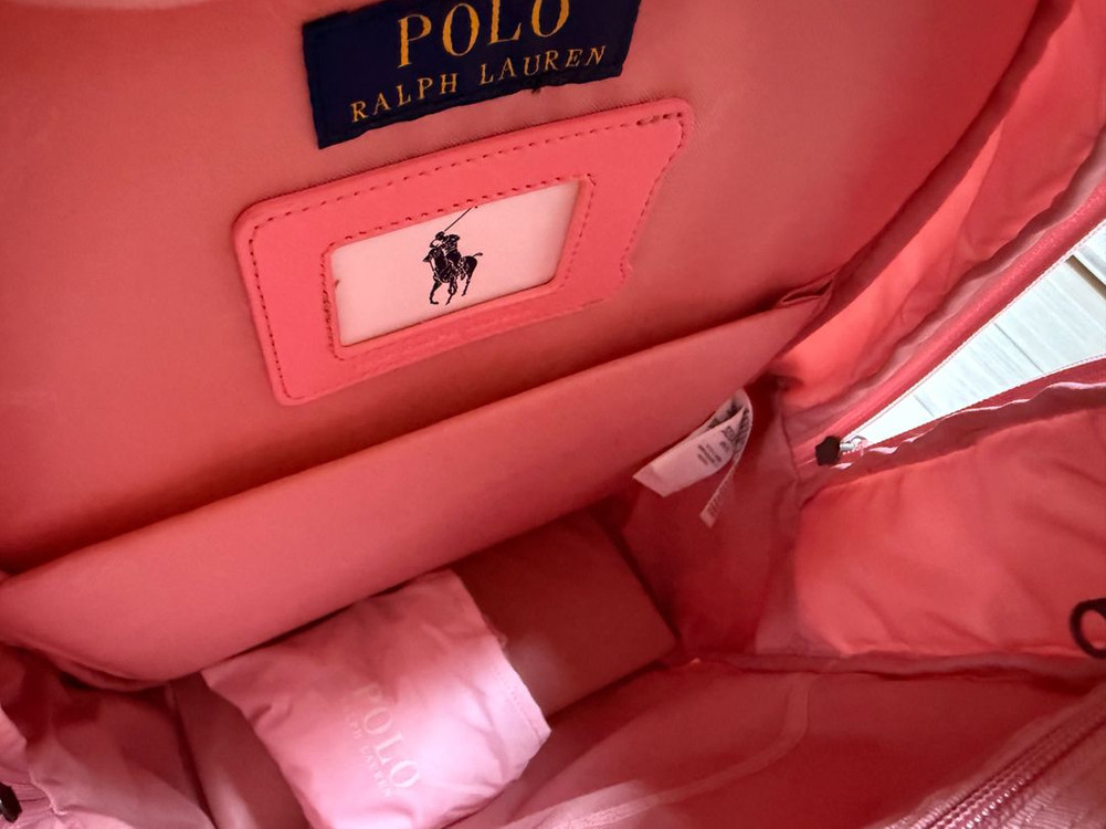 폴로 랄프로렌 핑크 책가방 세트--2