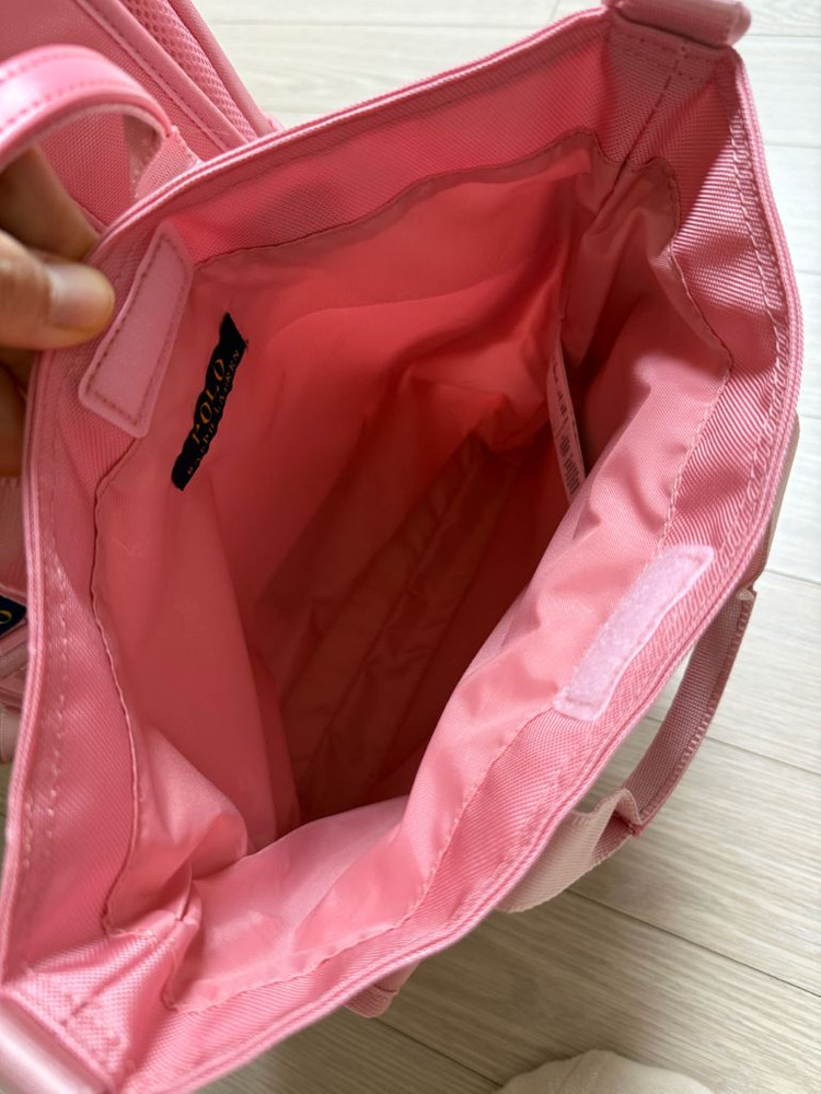 폴로 랄프로렌 핑크 책가방 세트--3