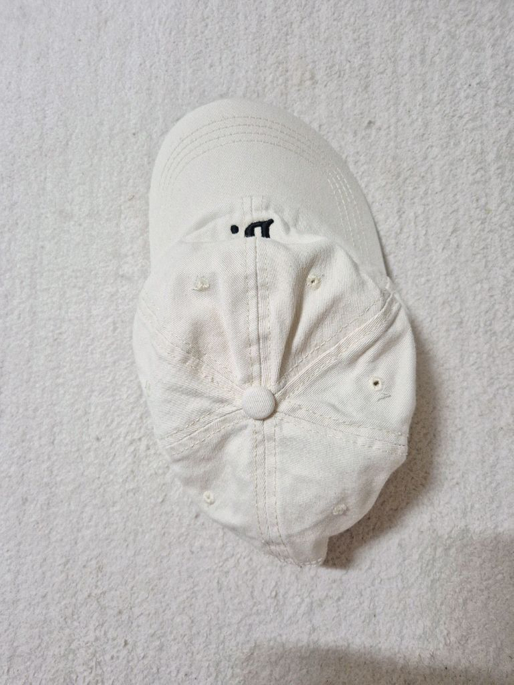 아이보리 b. 볼캡 모자--1