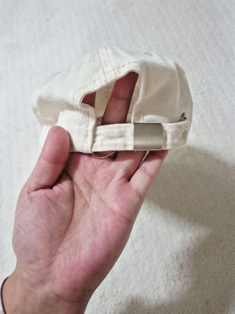 아이보리 b. 볼캡 모자--2