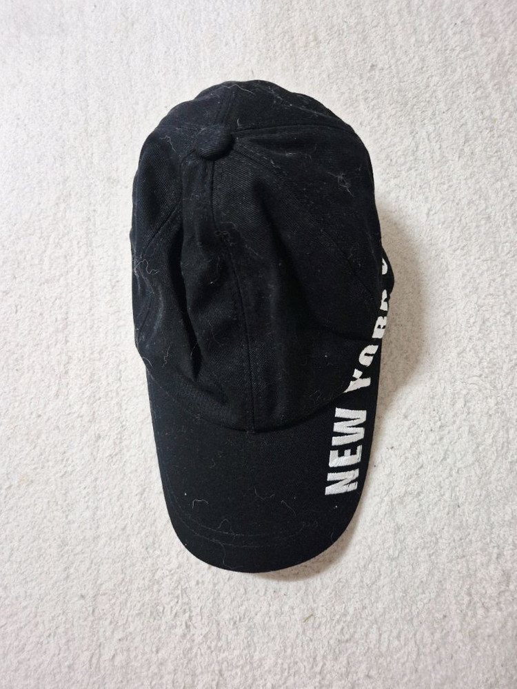 뉴욕시티 블랙 볼캡 모자--1