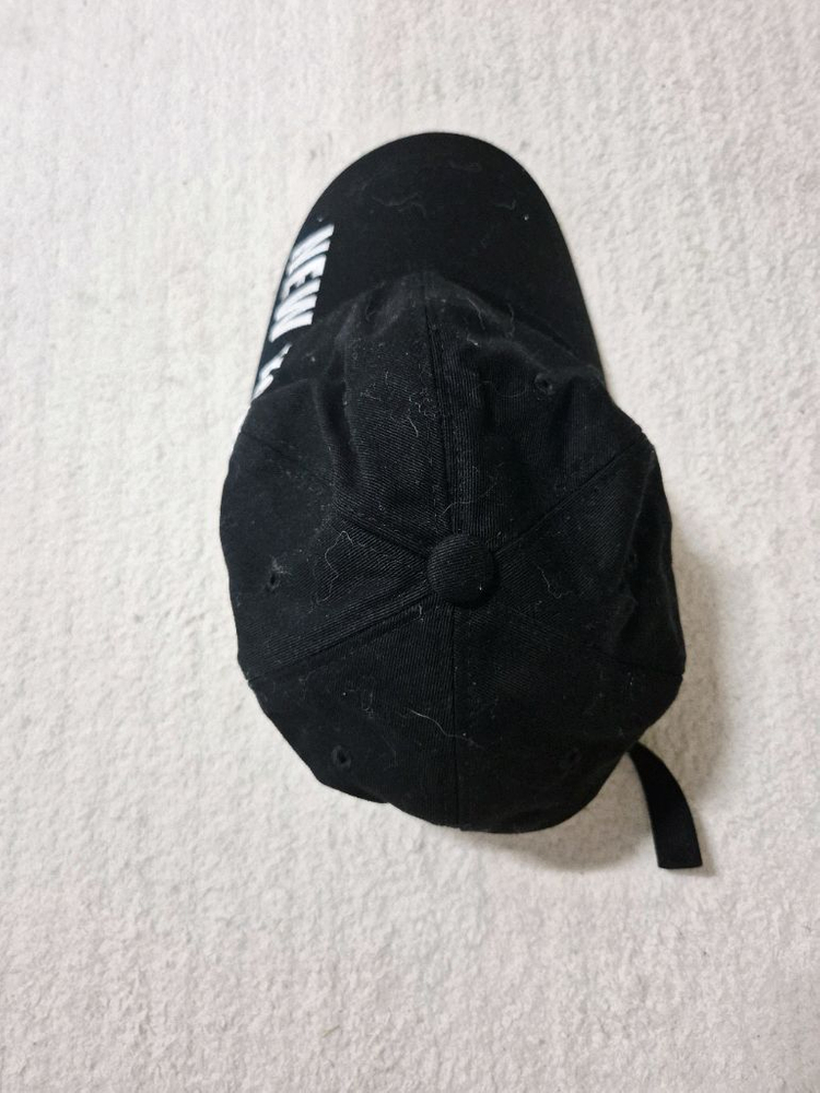 뉴욕시티 블랙 볼캡 모자--2