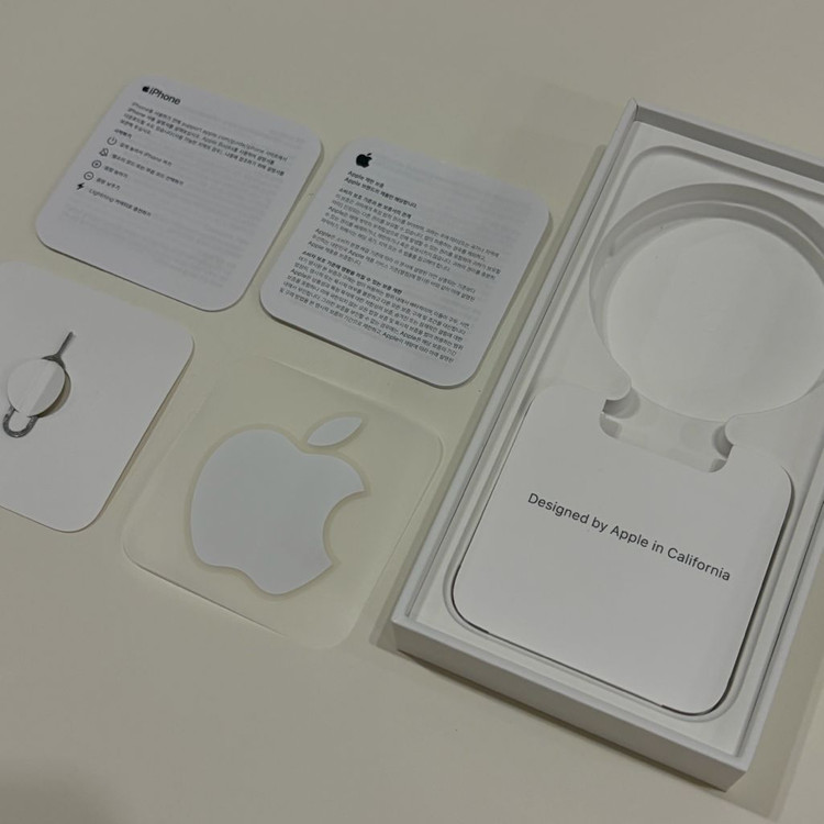 [일괄] 아이폰 12mini 블랙 128GB + 박스 + 충전 케이블 3ea--7