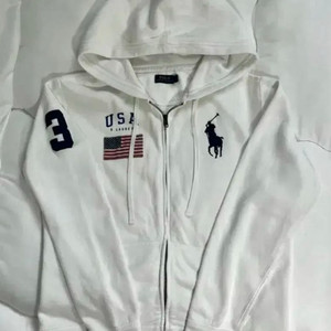 (구함)폴로 빅포니 성조기 후드집업 화이트 S, XS 구해요 이미지