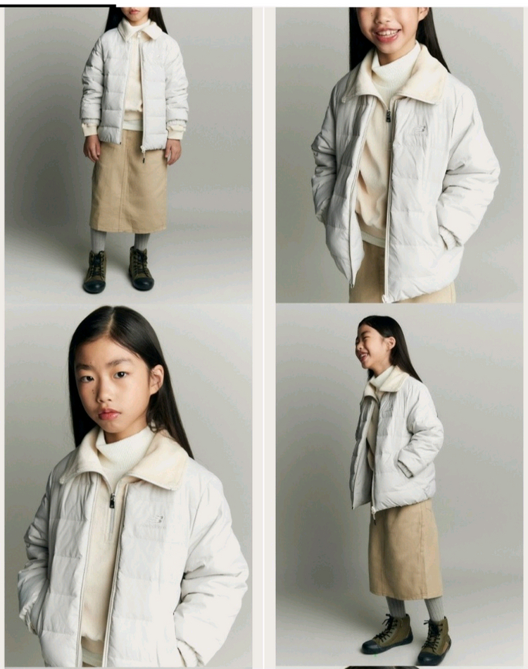 뉴발란스키즈 경량패딩--1