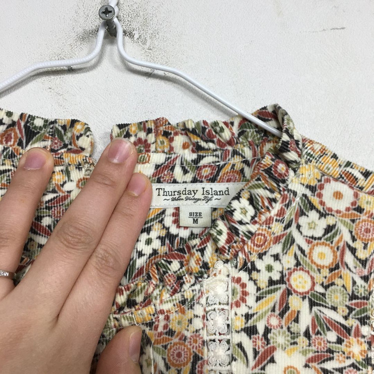 써스데이아일랜드 공효진 코듀로이 원피스 M 이미지