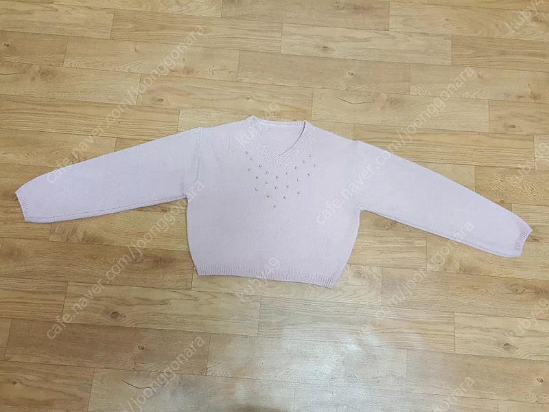 미착용)진주장식 크롭 여성 니트 55-66--1