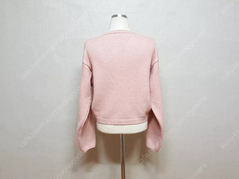 미착용)진주장식 크롭 여성 니트 55-66--7