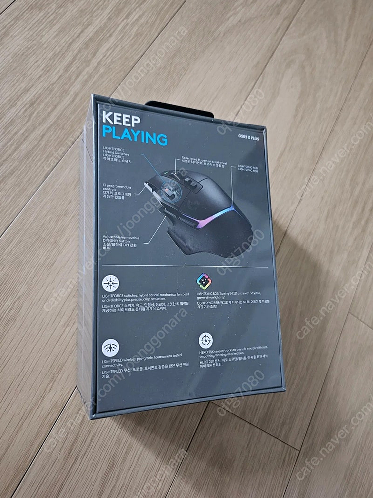 로지텍 마우스 G502X PLUS(무선/BK)--1