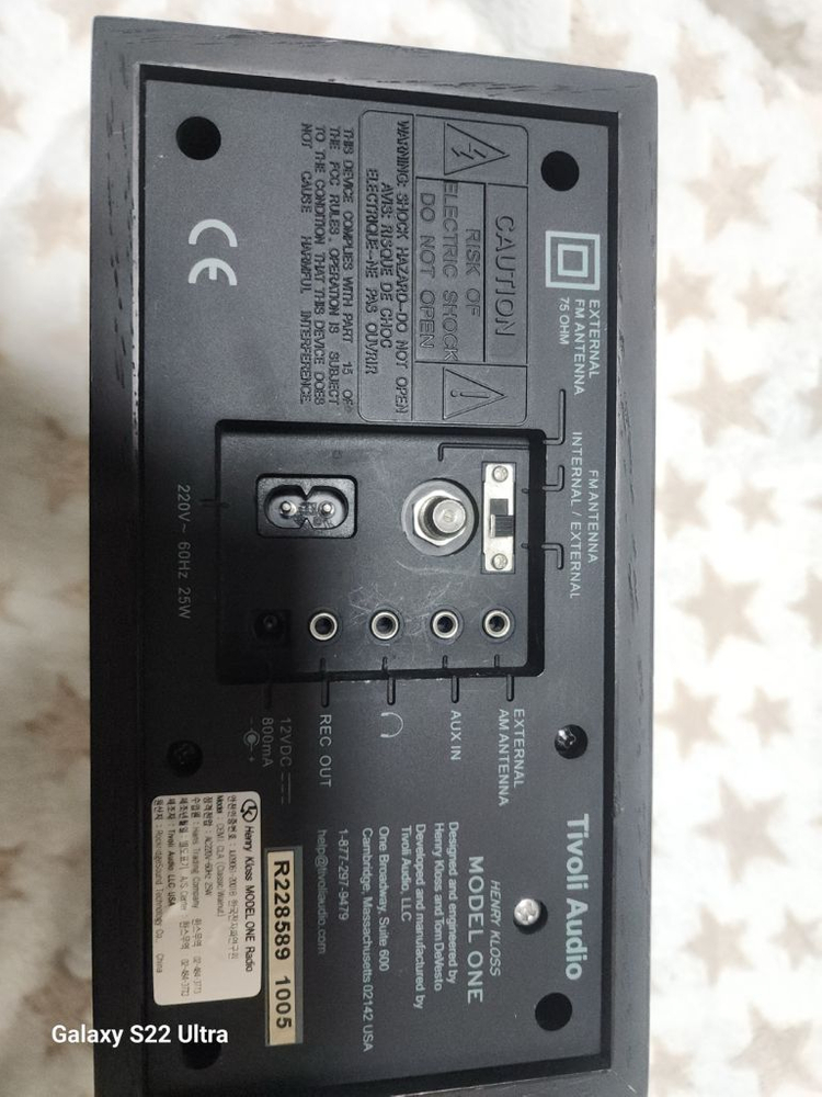 Tivoli Audio 티볼리 라디오오디오 모델 원 (Model One) 클래식 블랙 . 이미지