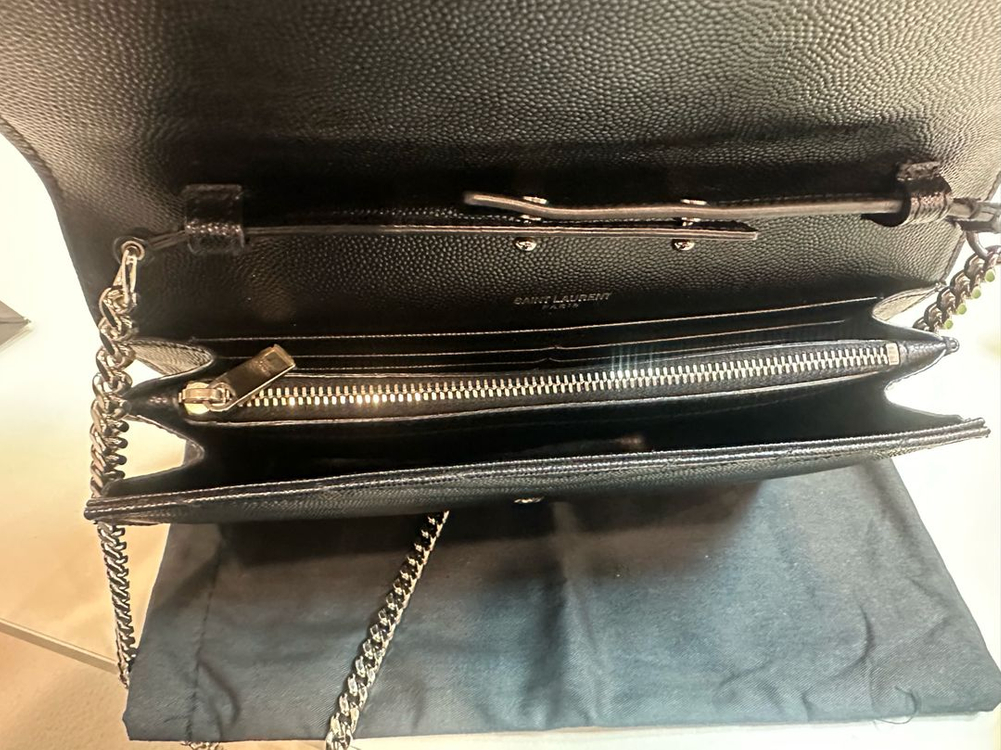 생로랑 377828 퀼팅 체인백--4