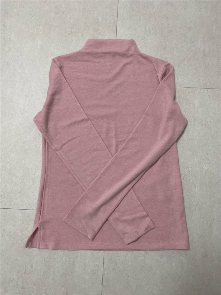 르깜봉 누아 모크넥 티셔츠 핑크 /타임,마인,시스템,sjsj,유메르,엘보른,원모어띵,르헤,시에,오르--4