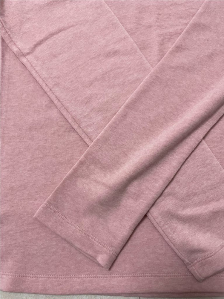 르깜봉 누아 모크넥 티셔츠 핑크 /타임,마인,시스템,sjsj,유메르,엘보른,원모어띵,르헤,시에,오르--5