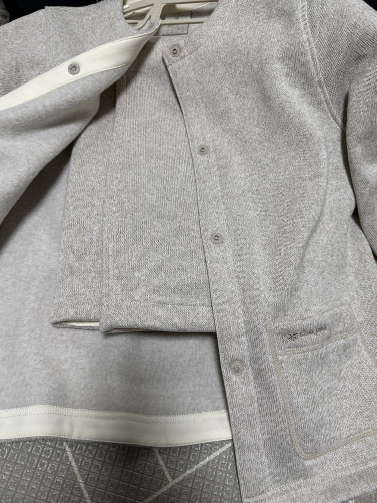 스노우피크 니트가디건스커트세트--5