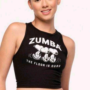 줌바크롭탑/ 줌바나시 /줌바 스누피