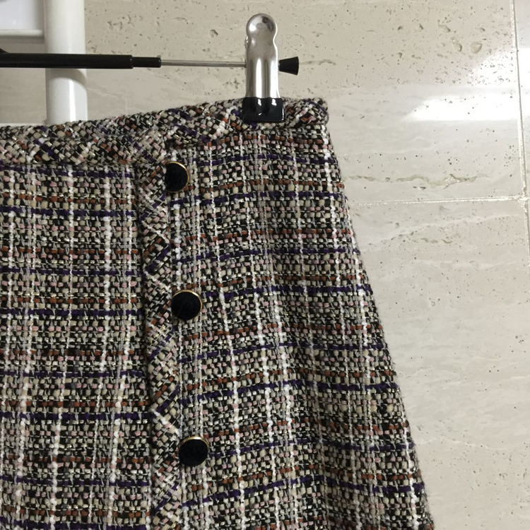 sandro 산드로 트위드 스커트 25--2