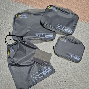 내셔널지오그래픽 여행용파우치4+여권케이스1 5세트 미사용