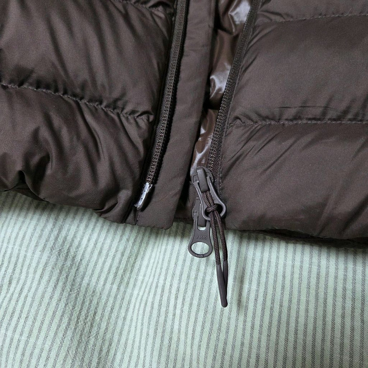 무신사스탠다드 시티 레저 후디드 라이트 다운 재킷 브라운 L / 패딩 파카 살로몬 노스페이스--2