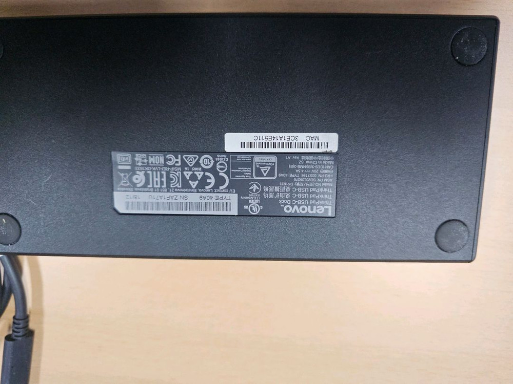 레노버 싱크패드 USB-C DOCK--1