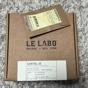 [미개봉/국문탭]2026 르 라보 상탈 오드퍼퓸50mL