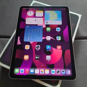 부산 아이패드 에어 5세대 M1 64g 와이파이 핑크 팝니다.