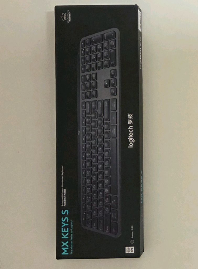 로지텍의 플래그십 무선 키보드, MX KEYS S (Graphite 컬러) 판매합니다.--1