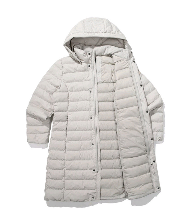 (새제품) K2 여성 경량 롱패딩 구스다운 아이보리 100--2