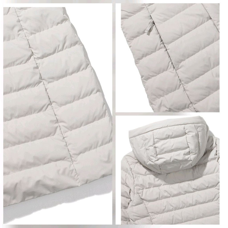 (새제품) K2 여성 경량 롱패딩 구스다운 아이보리 100--5