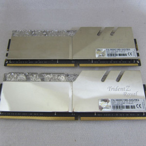 지스킬 DDR4-3600 CL19 TRIDENT Z ROYAL 실버 32G(16Gx2)