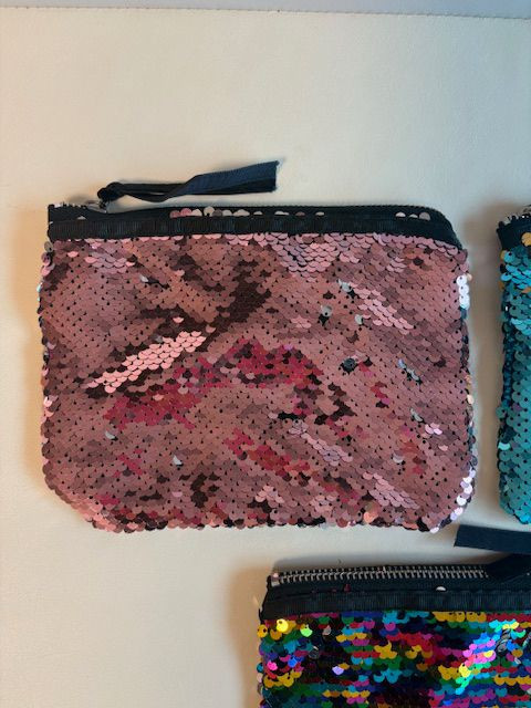 스팽글 비즈 파우치 3세트 (새상품)--1