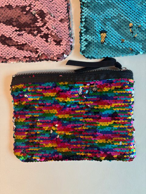 스팽글 비즈 파우치 3세트 (새상품)--3