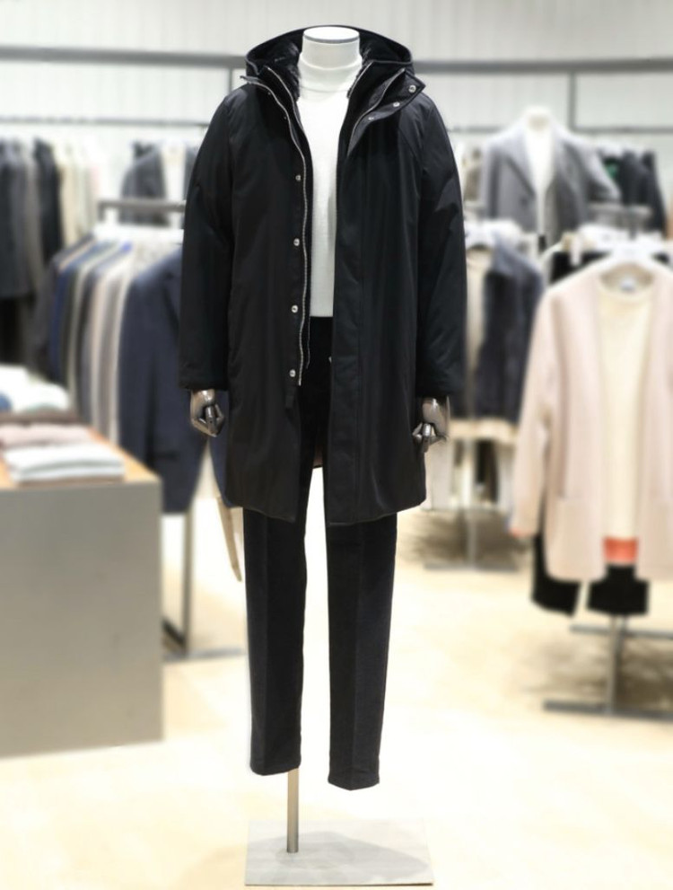 지이크 후드 탈부착 구스다운/패딩--1