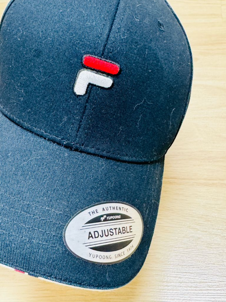 [FILA] 휠라 정품 네이비 볼캡 (상태 최상)--5