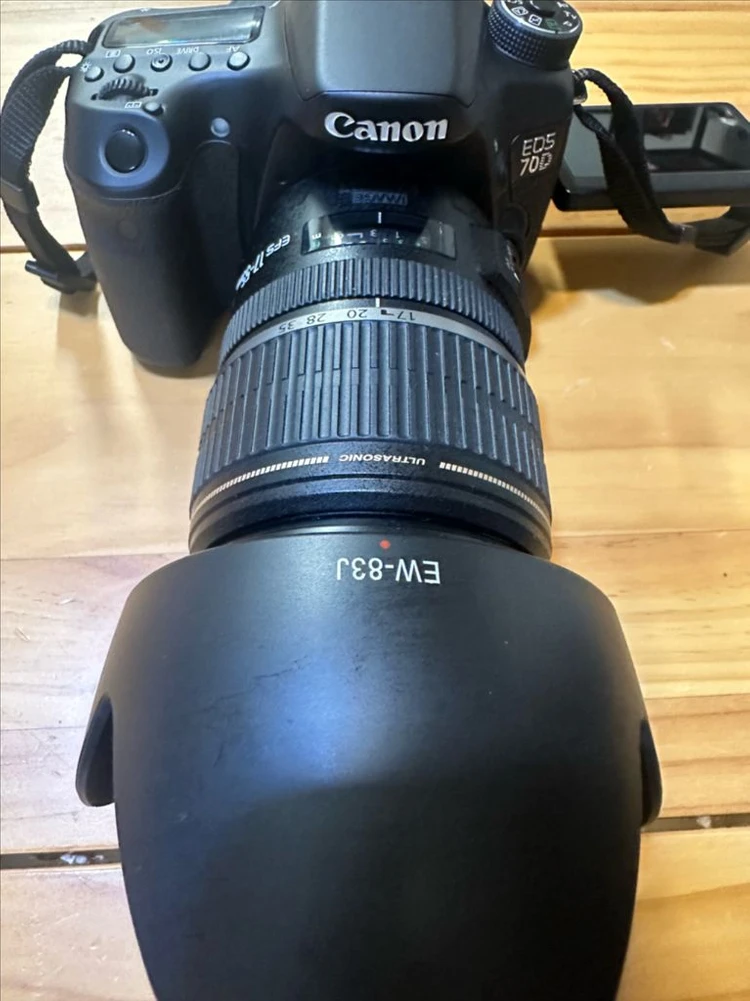 DSLR 캐논70D + 17-55mm 렌즈 세트 이미지