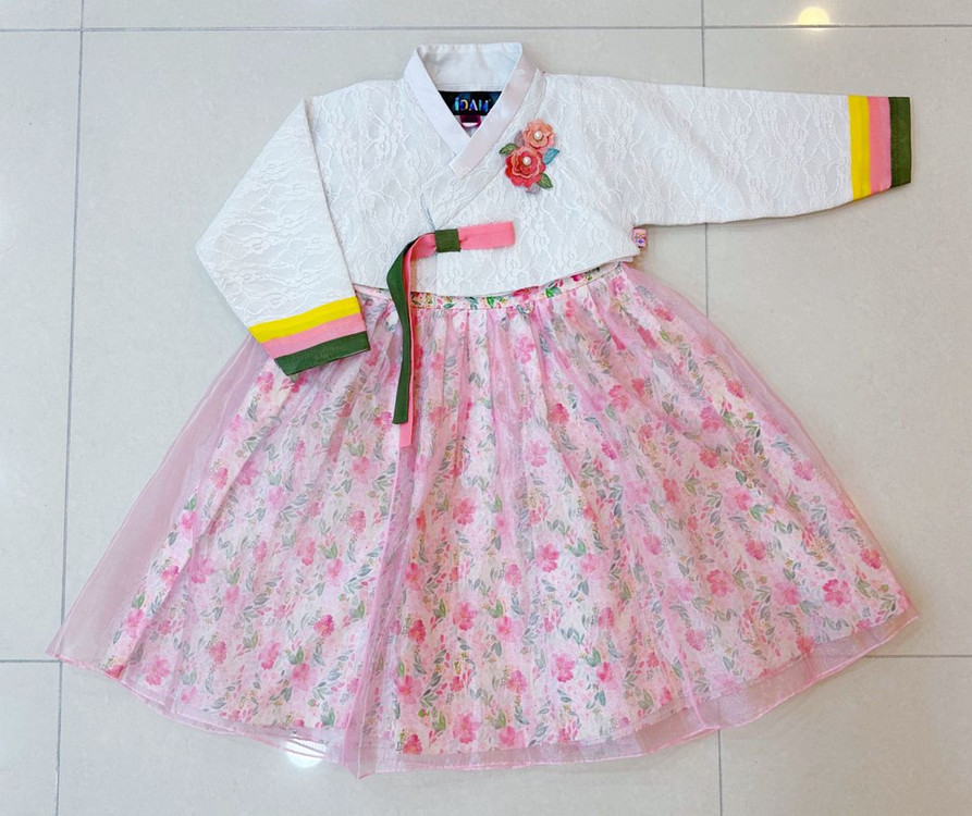 아이담 한복 3호 아기 아동 유아 여아 키즈 어린이 한복 속치마 이미지