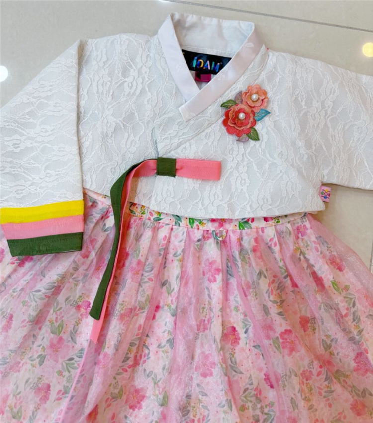 아이담 한복 3호 아기 아동 유아 여아 키즈 어린이 한복 속치마 이미지