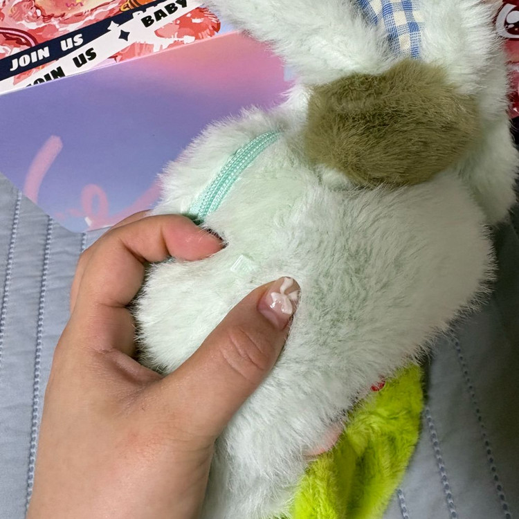 베이비쓰리 400 지퍼백 가방 인형 이미지