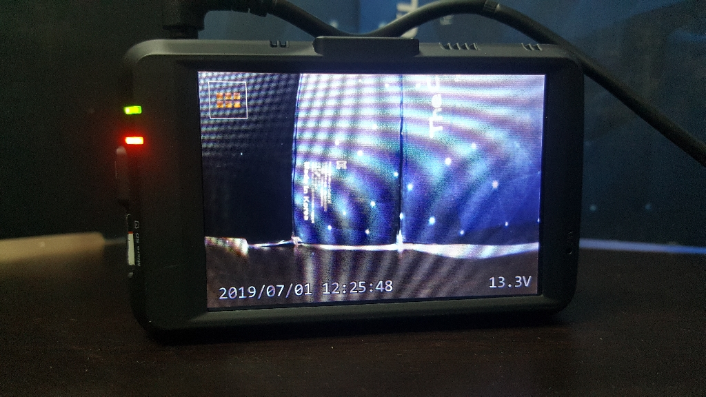 정비된 유라이브 엣지 g1+, 앞쪽 본품만.--2