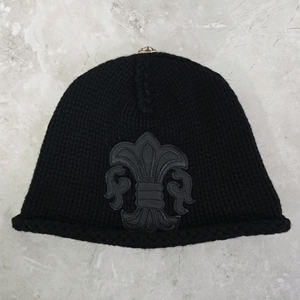 크롬하츠 플레어 레더패치 캐시미어 비니 판매