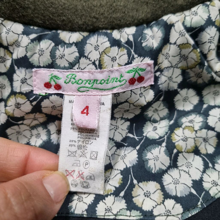 봉쁘앙 여아동 코트 4T, 110, 112902--5