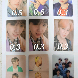 방탄소년단 bts 포카 판매합니다!