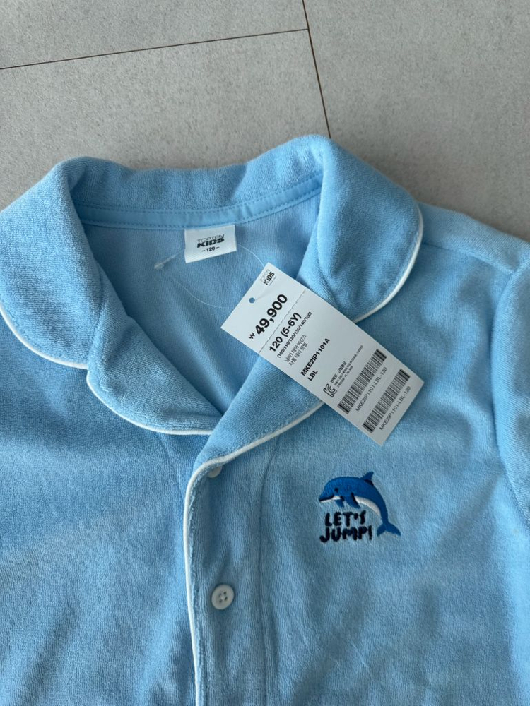 [새상품]탑텐키즈 반팔 상하복 120사이즈--1