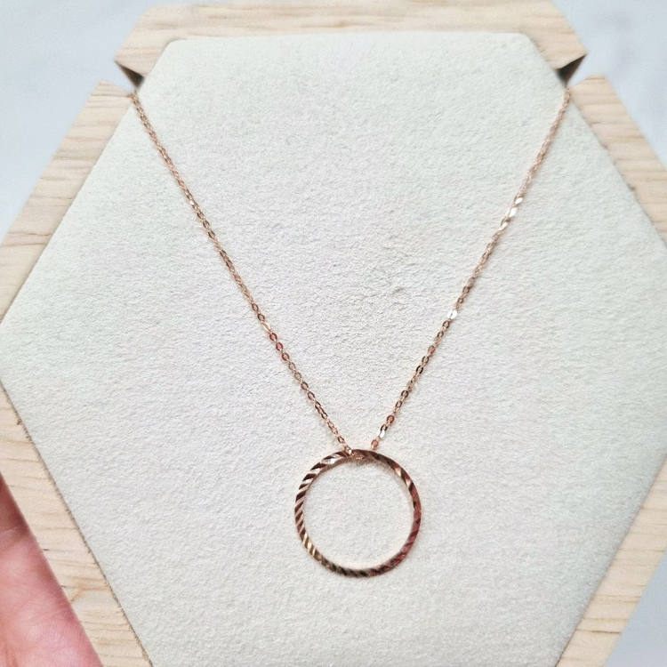 14k핑크골드 목걸이(펜던트분리형) 이미지