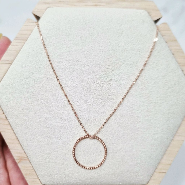 14k핑크골드 목걸이(펜던트분리형) 이미지