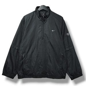 [L] 나이키 블랙 타이거우즈 골프 소매 탈부착 아노락 바람막이