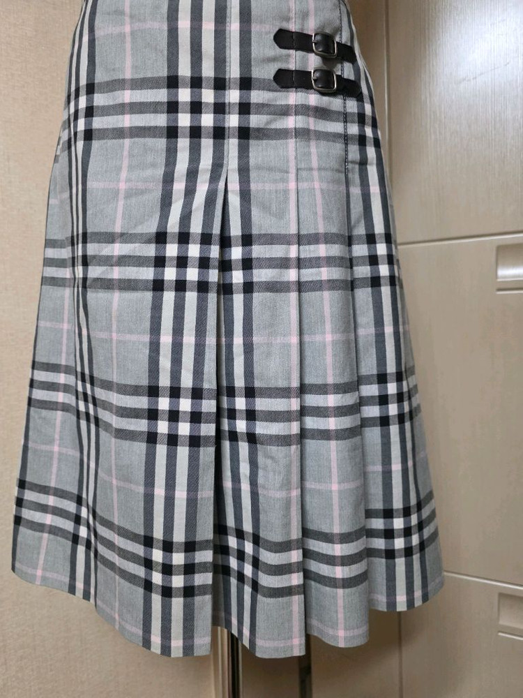 버버리 정품 스커트--3